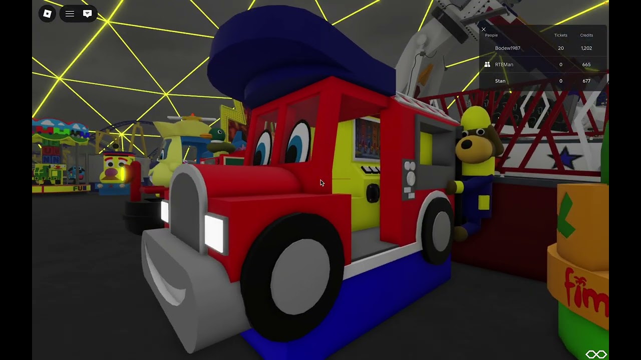 RGM Fred's Fire Truck Kiddie Ride