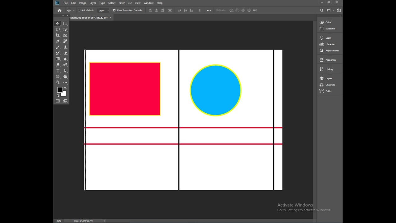 Class # 05 Rectangular Marquee Tool_Elliptical Marquee Tool_Single Row Marquee Tool_Single Column