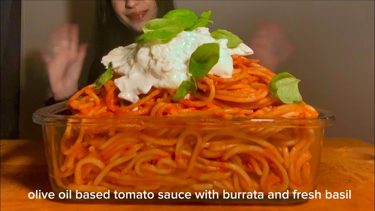 Spaghetti Mukbang ASMR * no talking *
