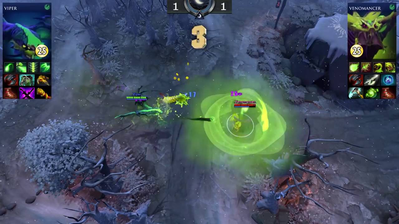 Dota 2 Viper vs Venomancer dota 2 arena battle Netherdrake vs Lesale Deathbringer fight #46
