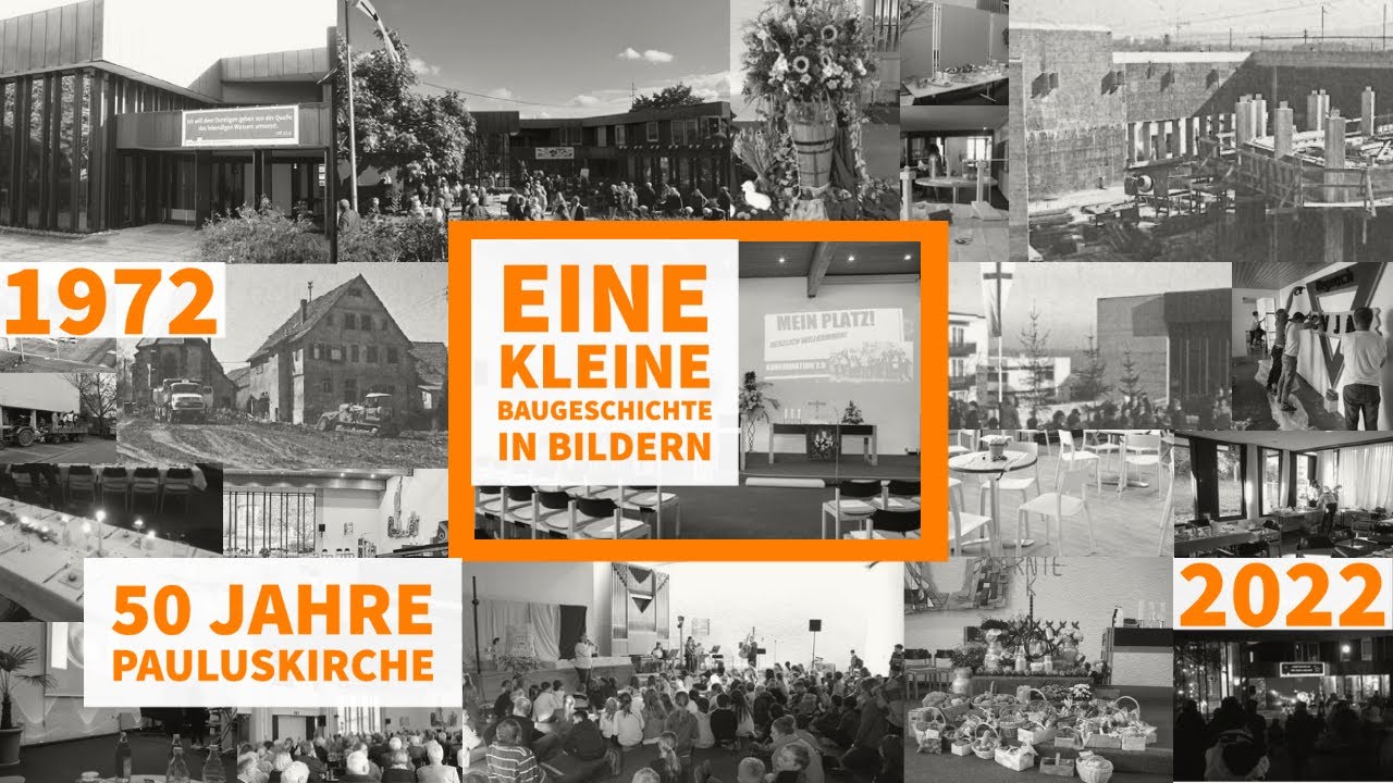 ⏰50 Jahre Pauluskirche Hegnach⏰  | Eine kleine Baugeschichte in Bildern