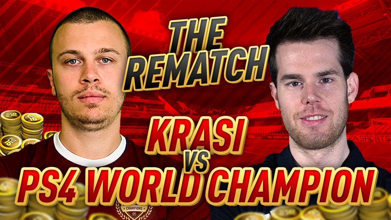FIFA 17 REMATCH: Krasi vs The Ps4 World Champion - Amazing Ultimate Team Battle