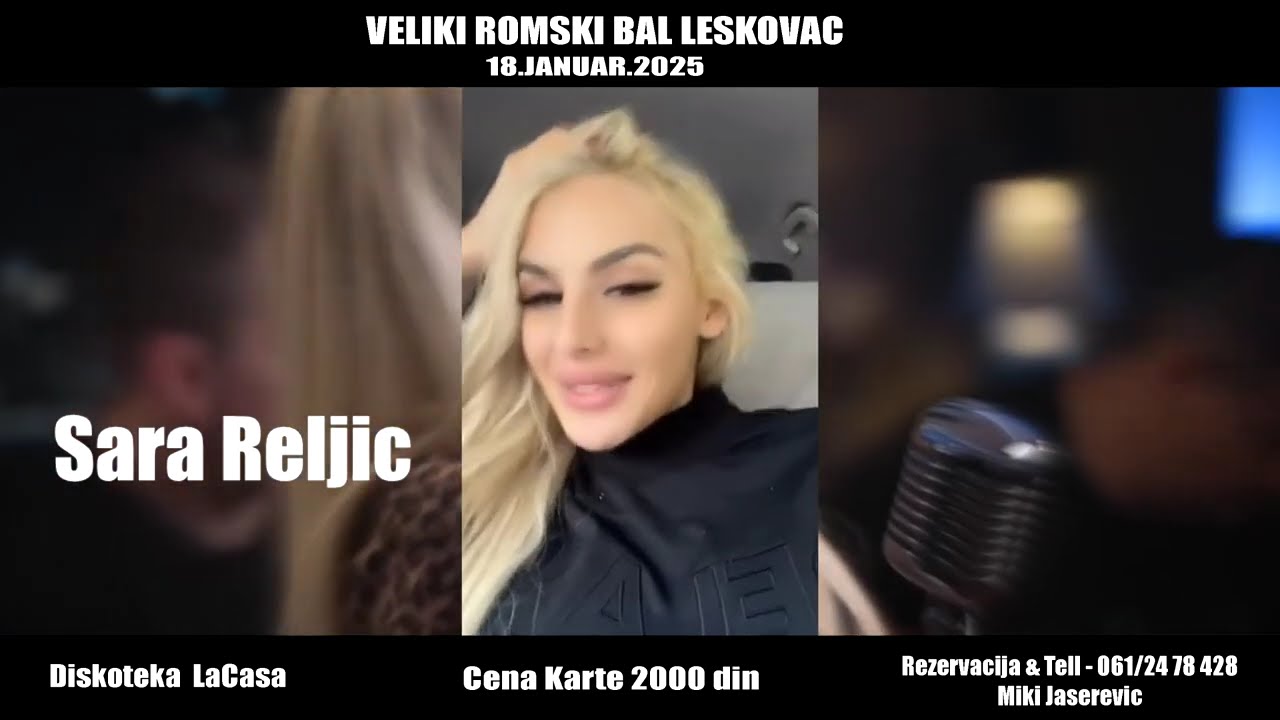 ROMSKI BAL 18.01.2025 LESKOVAC DISKOTEKA LACASA ORG,BOZA JAKUPOVIC & MIKI ALILOVIC