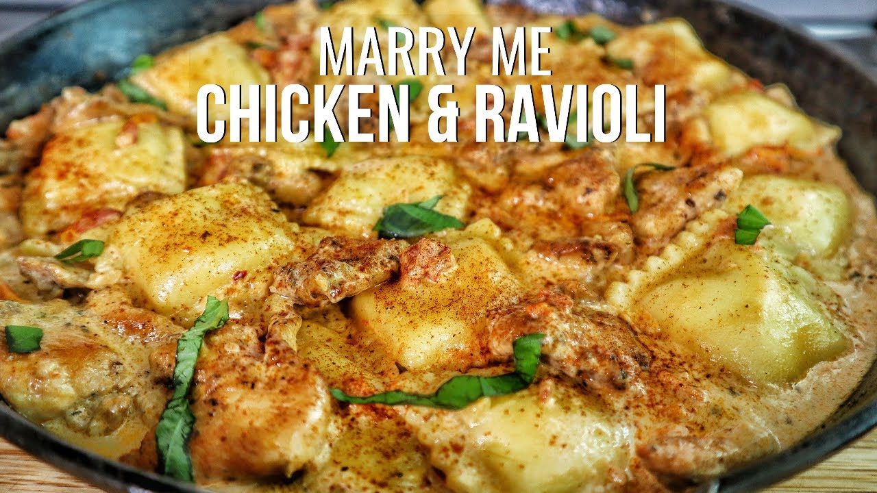 I'm OBSESSED with Marry Me Chicken Ravioli!