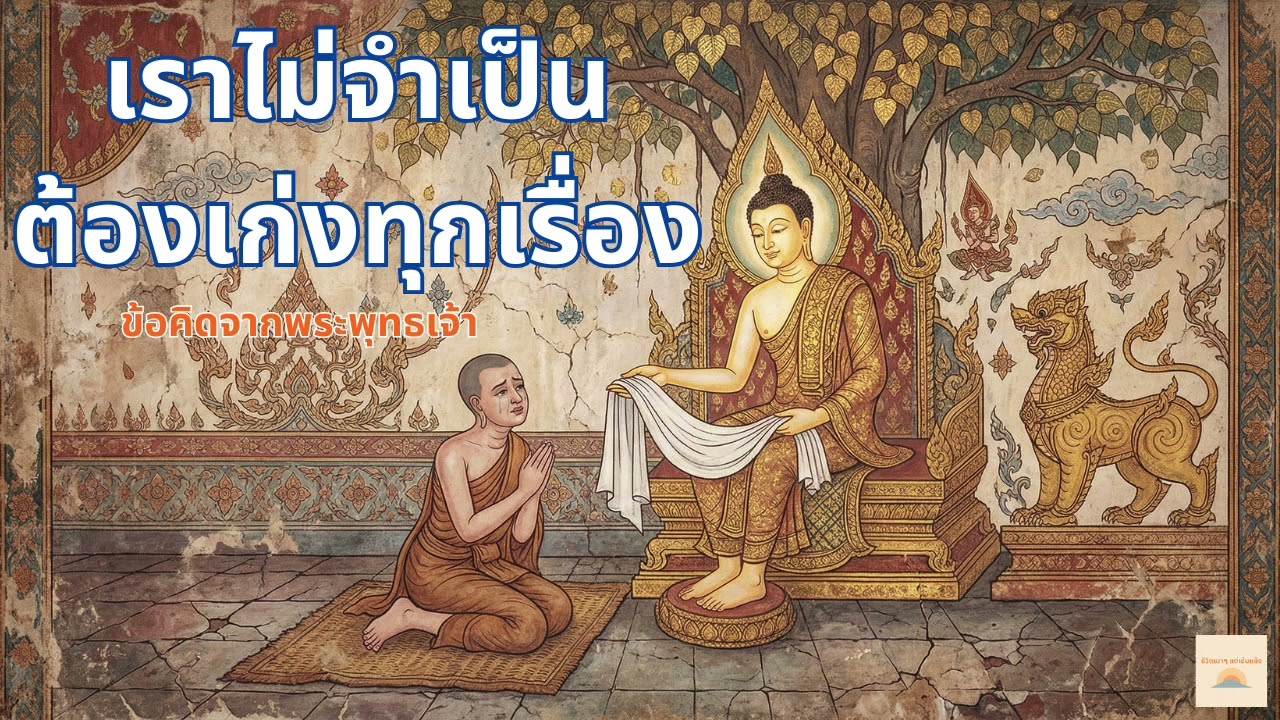 เราไม่จำเป็นต้องเก่งทุกเรื่อง | ธรรมะคลายความกดดัน ปลดล็อกความเหนื่อยล้าในใจ 🌿