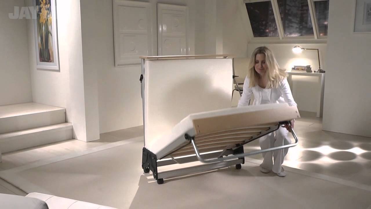 onlinebedshop presents Jay-Be guest beds : Folding Bed with Aluminium Frame and Memory Foam Mattress