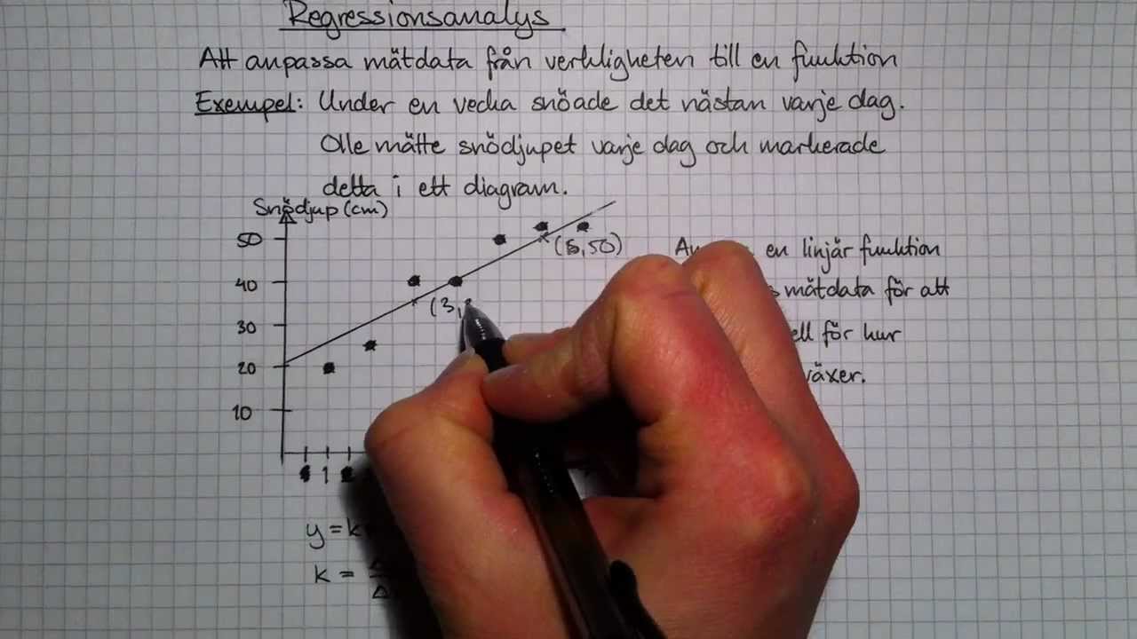 Regressionsanalys