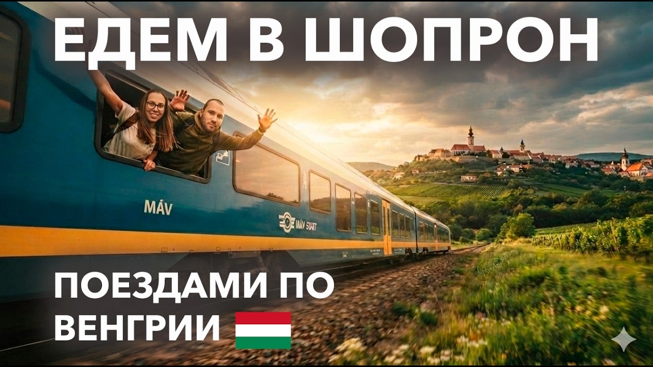 Поездами по ВЕНГРИИ. Едем в ШОПРОН. ЕВРОПА 2022