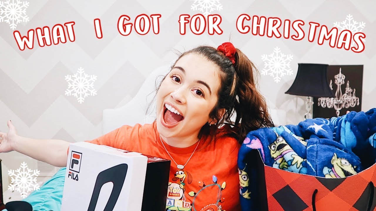 what i got for christmas 2018!!! (also one year on youtube wooo)