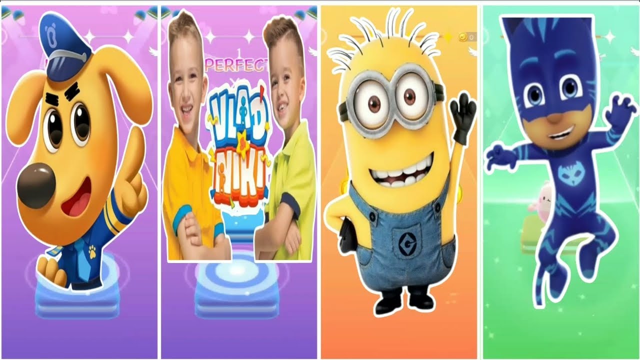 Sherif labrador vs Vlad and Niki vs Minions vs Catboy