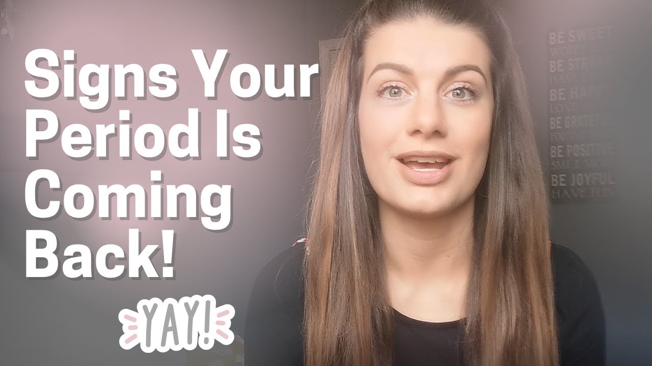 Signs Your Period Is Coming Back! - Amenorrhea Recovery💜