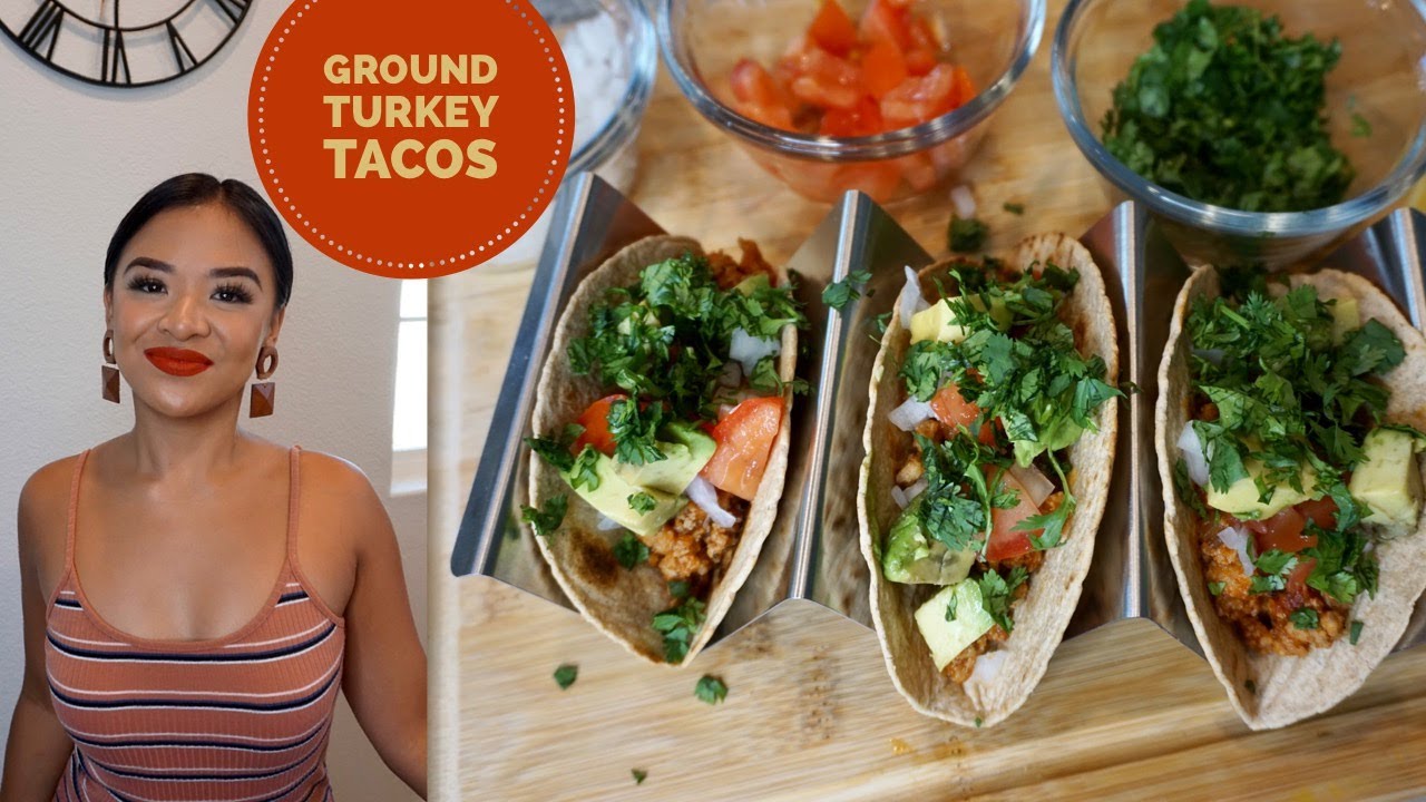 🌮🤤 JUICY GROUND TURKEY TACOS RECIPE!!!
