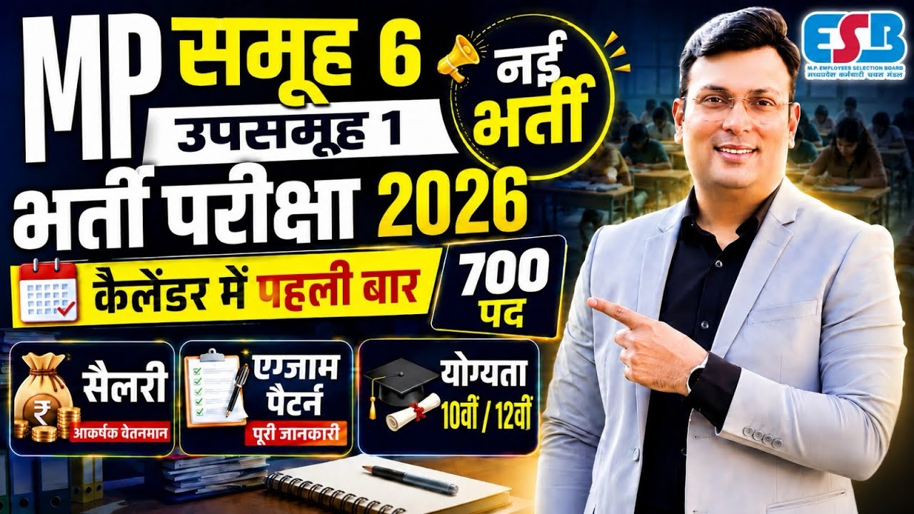 MPESB Group 6 Sub Group 1 भर्ती 2026 | 700 Post | Salary, Age, Exam Pattern | By Aditya Patel Sir