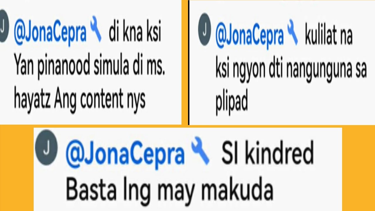🔴AYAN ANG RESIBO KO JONA CEPRA