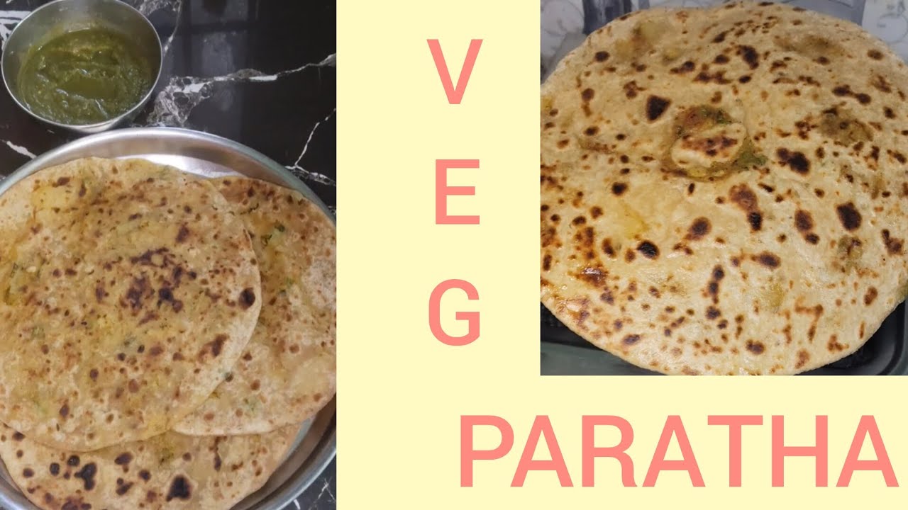 Mix Veg Paratha #viral #vegparatha #food #indianfood #trending 