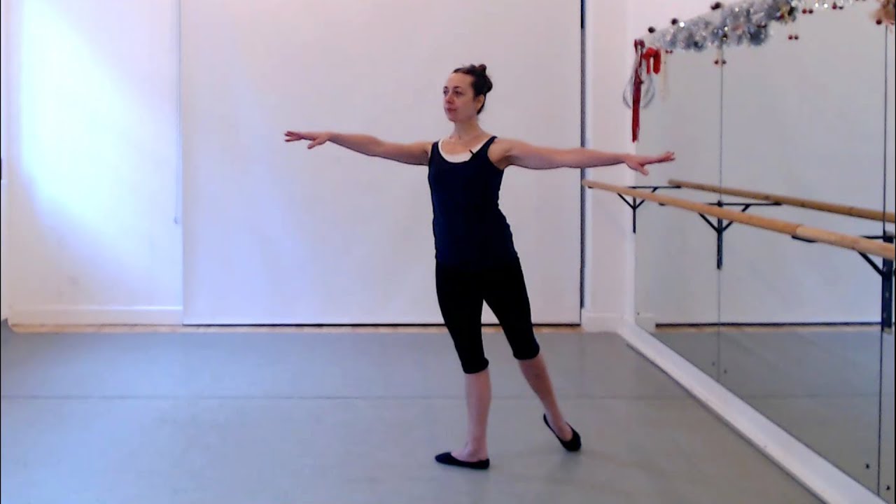 How to align an arabesque: ballet class tutorial (beginner/intermediate)
