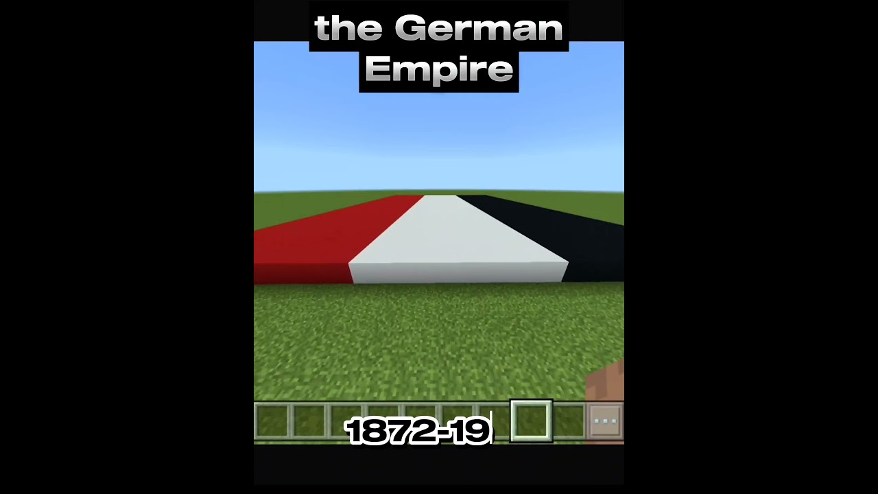 the Flag of the German Empire (1871-1918) #shorts