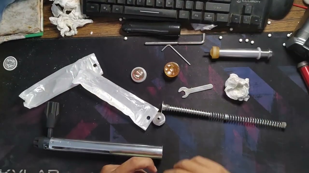 Uprated piston dan spring guit tac 41 ls