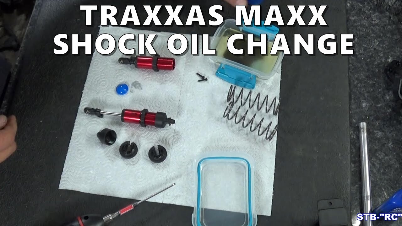 WideMaxx installation Part 1- How To Change Shock Oil On Traxxas Maxx