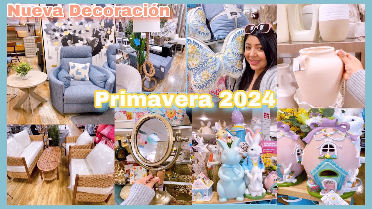Primavera 2024 🦋Decoraciónes Para Mi Casa🏠Tour Homegoods