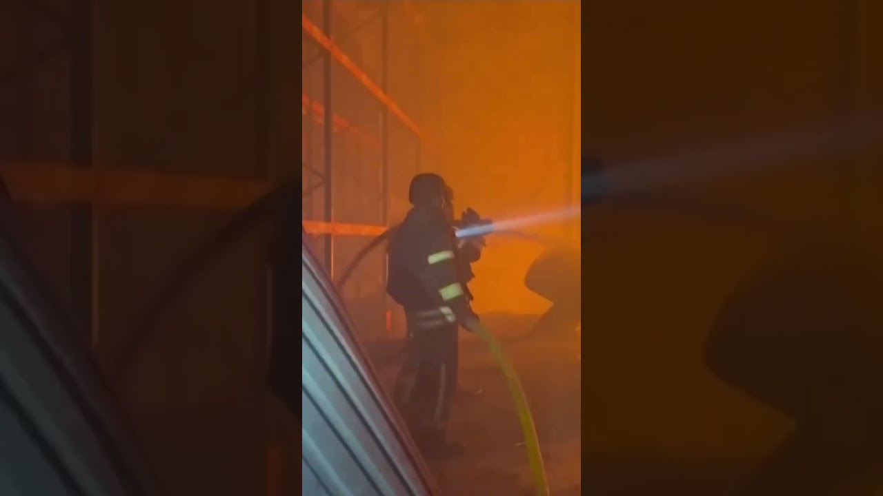 Breaking: Russian Drone Strike Hits Yahotyn Warehouse Massive Fire Erupts | DRM News | AH1C