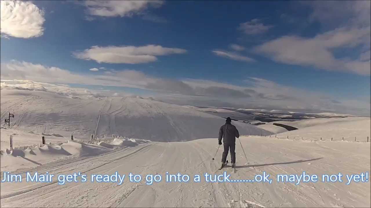 Lecht Ski Centre - Another run down the Buzzard