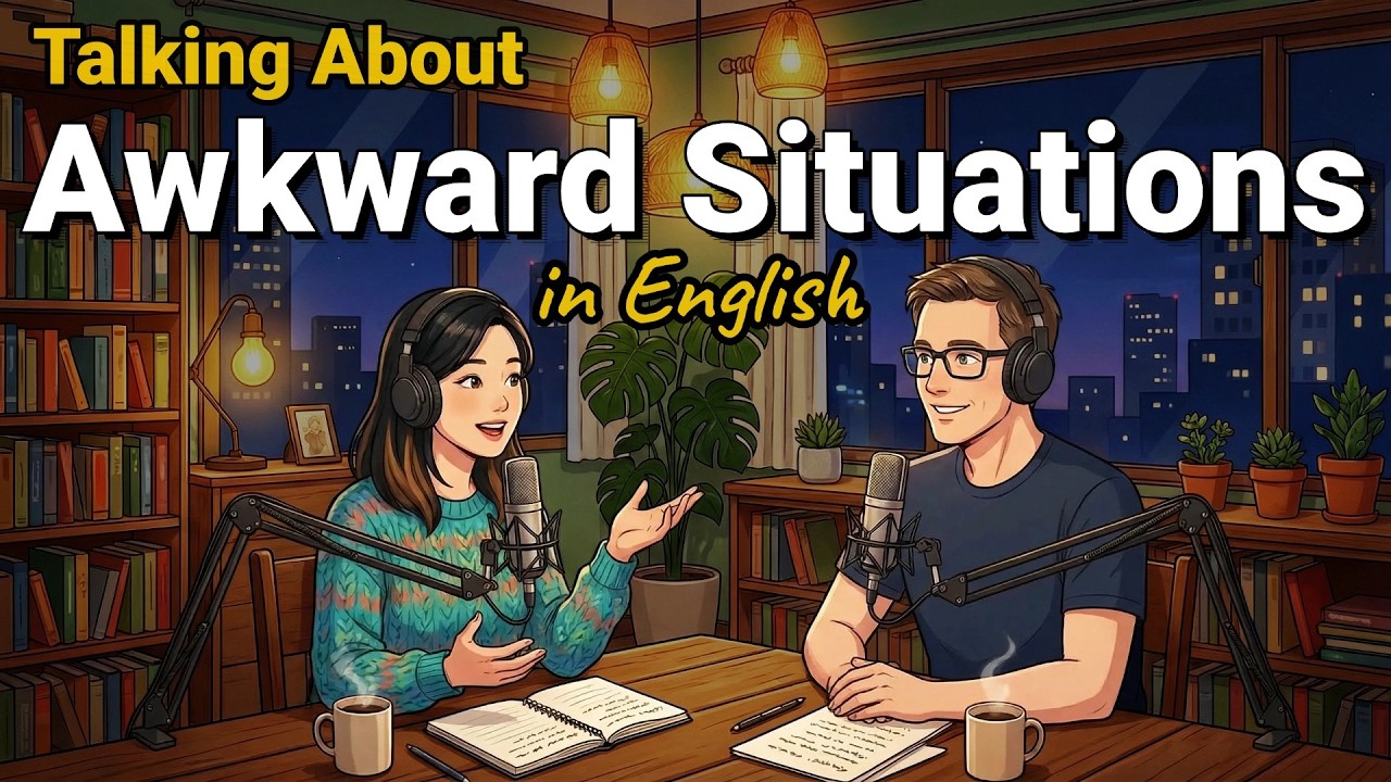 How to Talk About Awkward Situations in English | English Conversation Practice | English Podcast