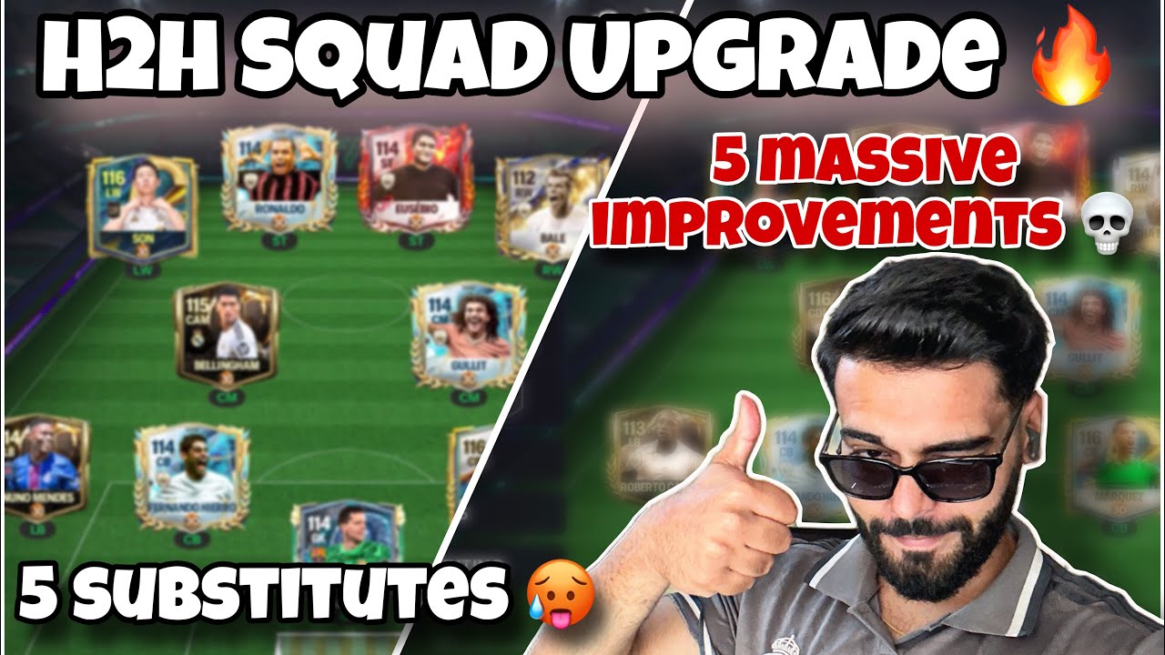 FC Mobile H2H Squad Upgrade 🔥 | My Team after Anniversary Event!