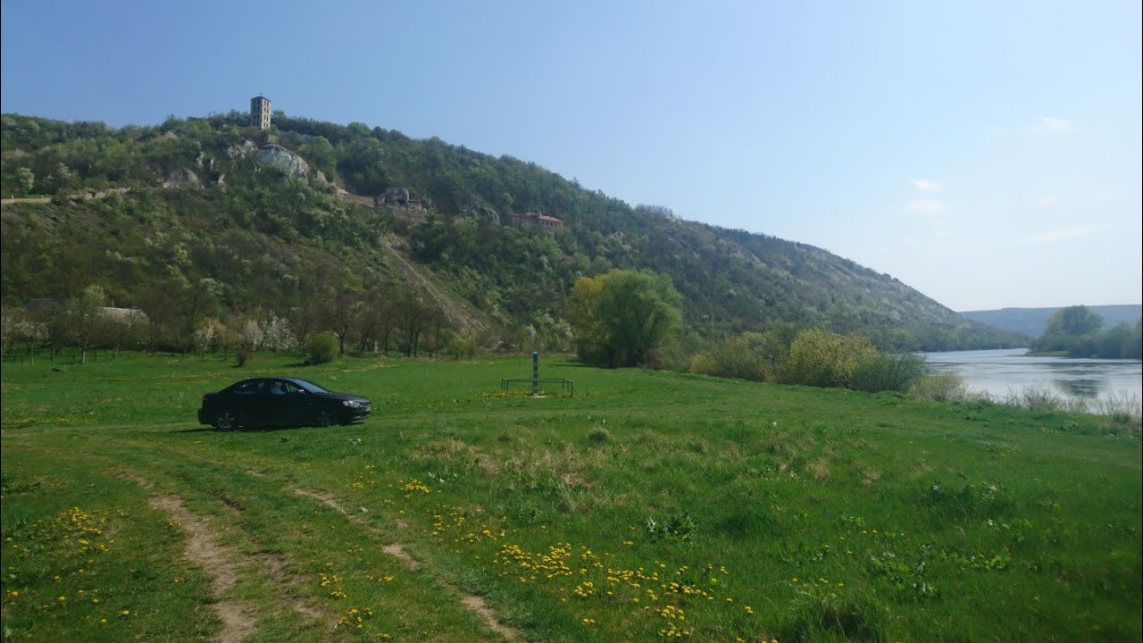 Поездка в село Лядова: Скальный монастырь, берег Днестра, поход в гроты