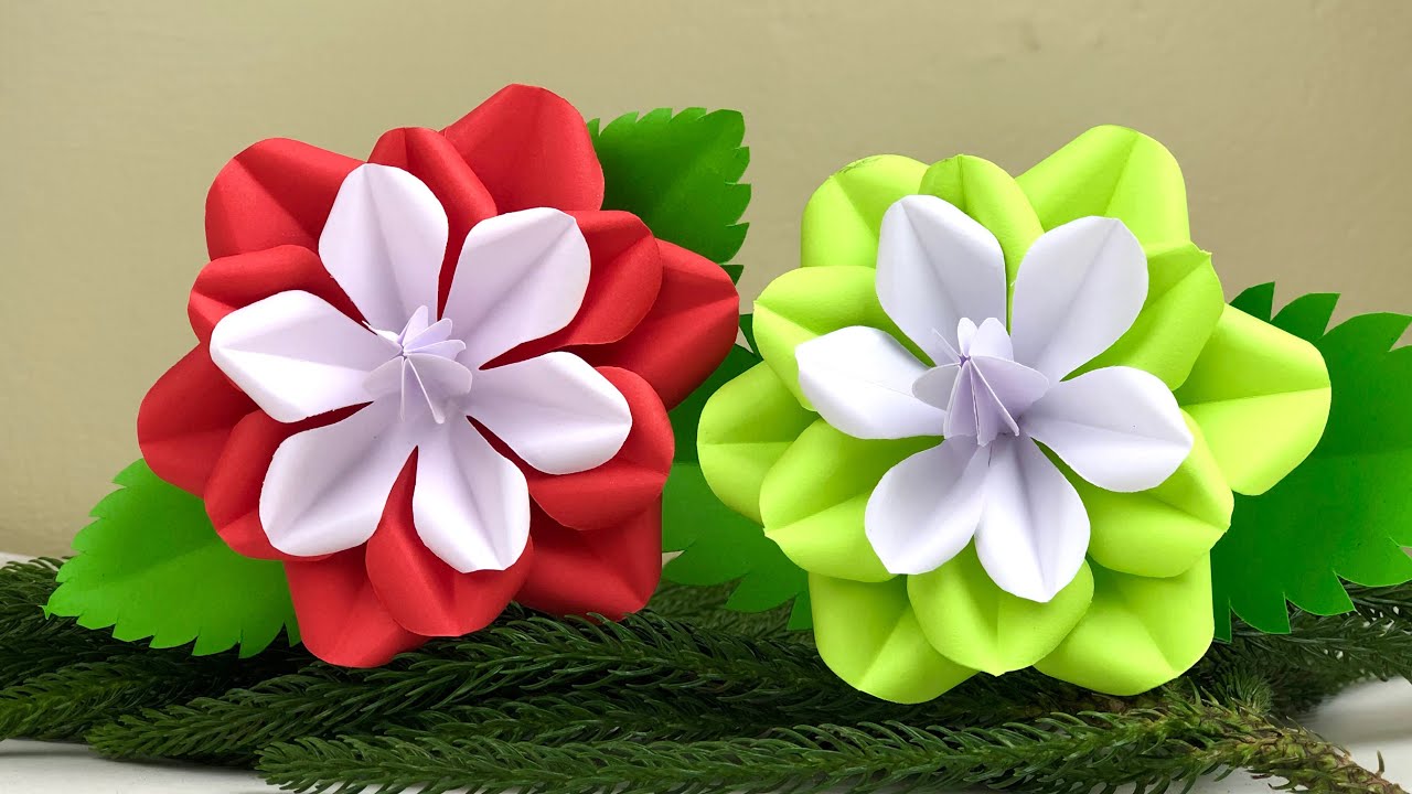Amazing Paper Flowers | Home Decor | Paper Flower | Paper Craft | Paper Flower Making | Crafts | DIY