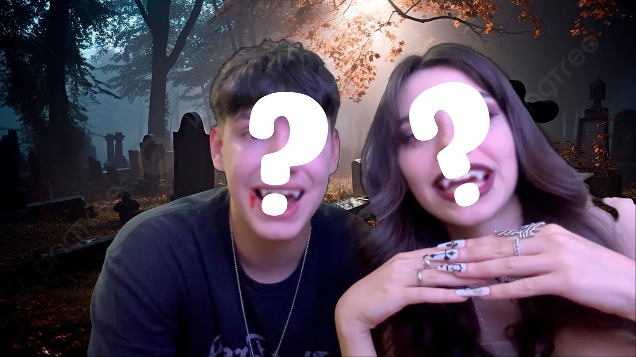 disfraz&aacute;ndonos con mi novio🩸🦇