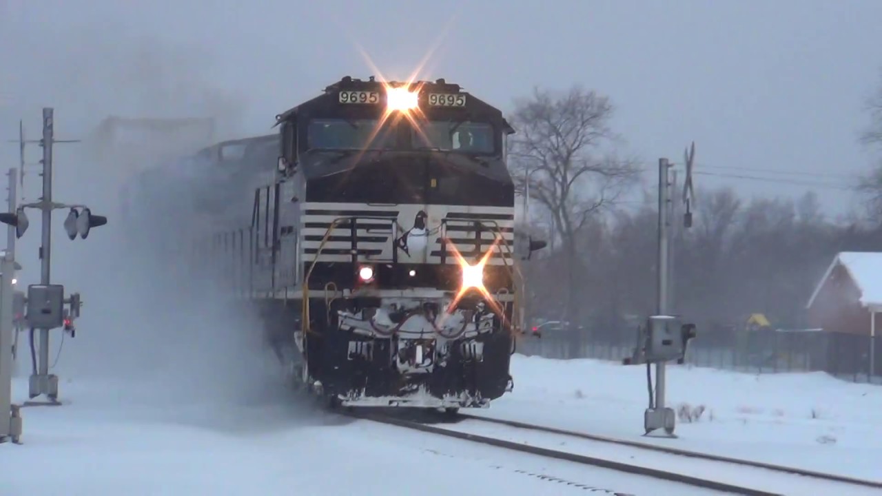 NS Train In The Snow