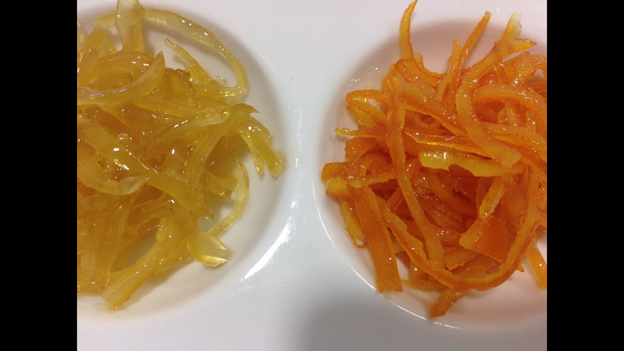 How to Candied Orange and Lemon Zest