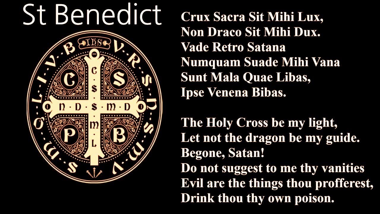 St  Benedict Prayer LATIN 1 HOUR (CRUX SACRA)