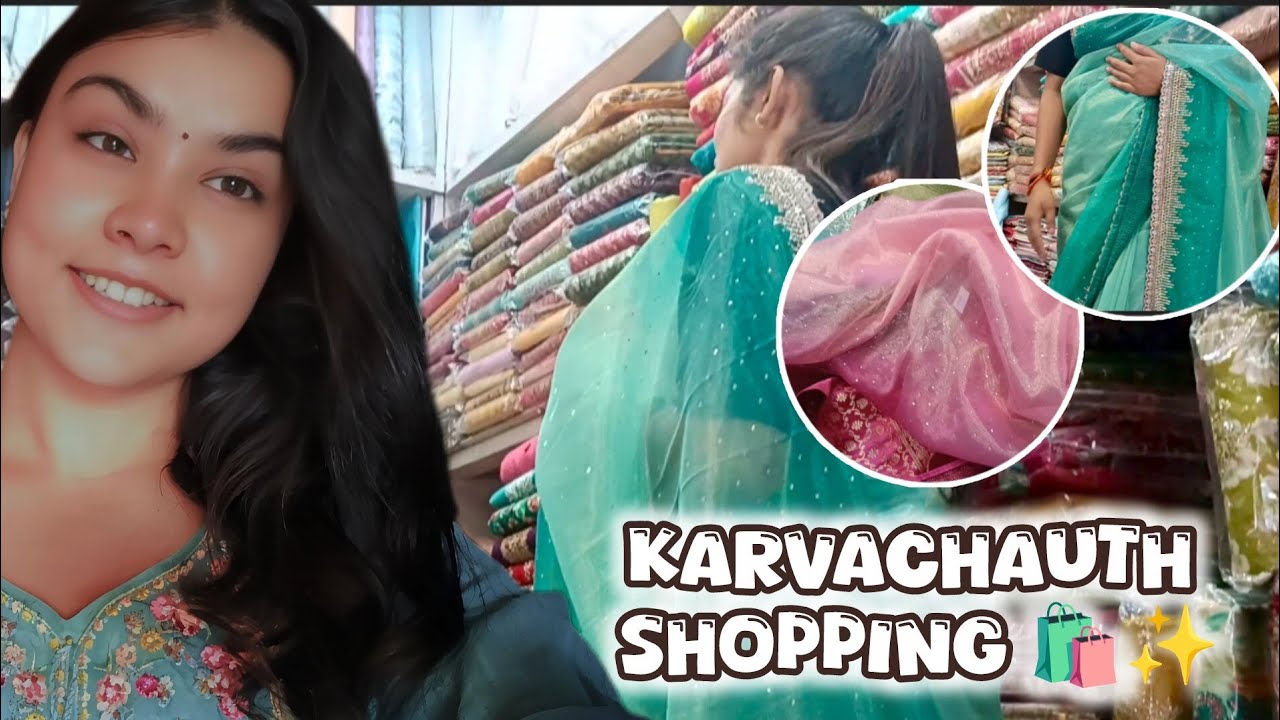 Karvachauth + Shadi ki Shopping 😍🛍️✨ || pahadi lifestyle vlog 🌿