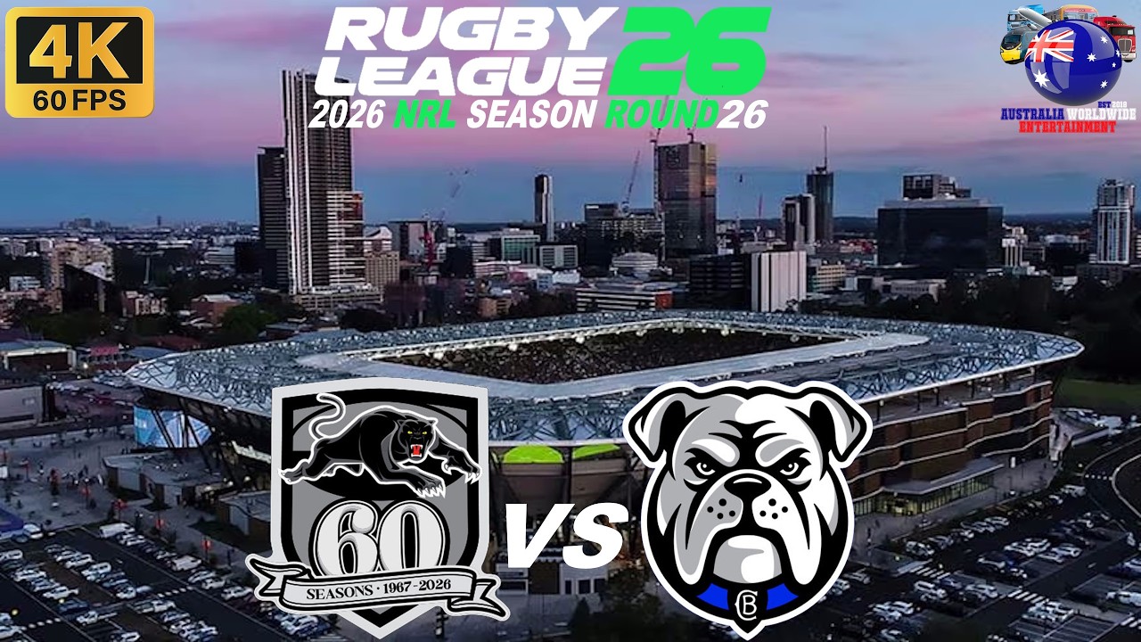 Penrith Panthers Vs Canterbury Bulldogs Round 26 - 28/8/26 Rugby League 26 #nrl #rugbyleague