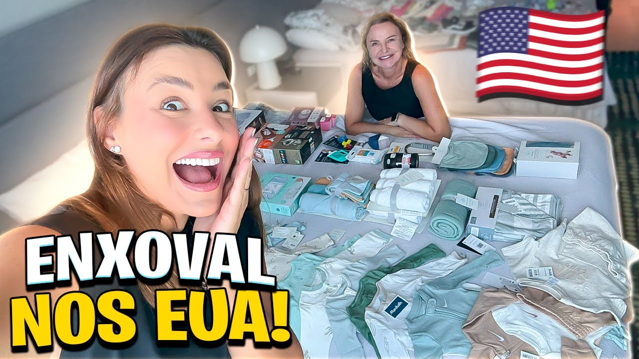 FIZEMOS o ENXOVAL DO BEBÊ nos EUA *e eu mostrei tudo!!!*  | Amanda Lunelli