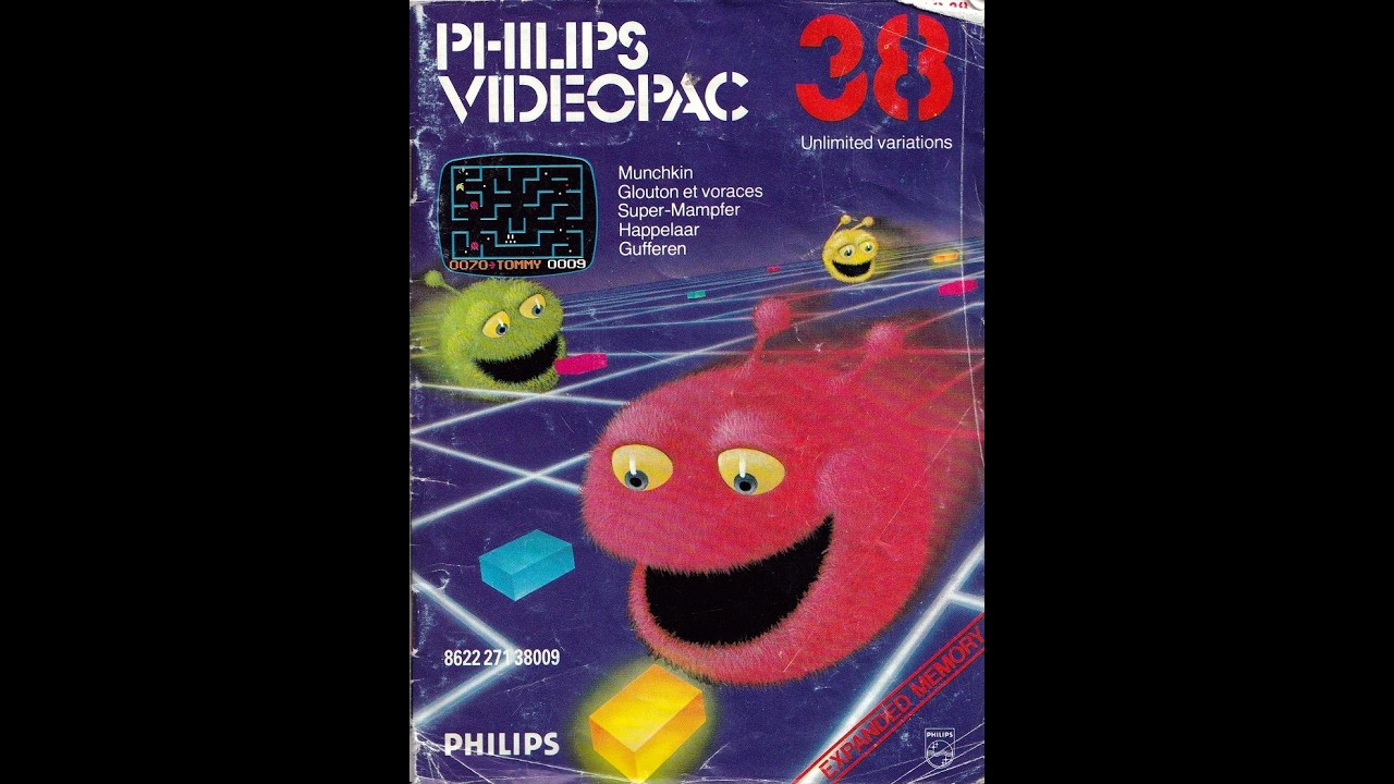 Munchkin - Philips Videopac G7000 Nr. 38 - GubbaGaming #g7000 #videopac #retrogaming #pacman