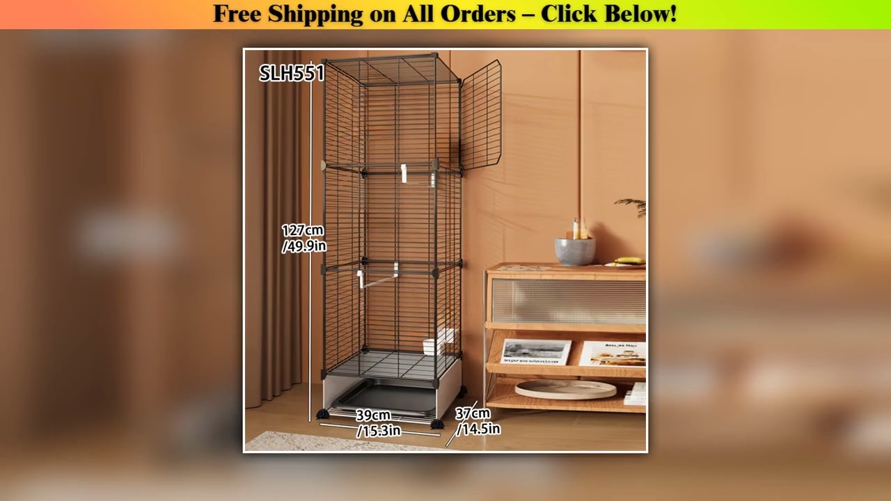 Large Luxury Bird Cage for Home Use, Suitable for Budgerigars, Cockatiels, and Lovebirds,