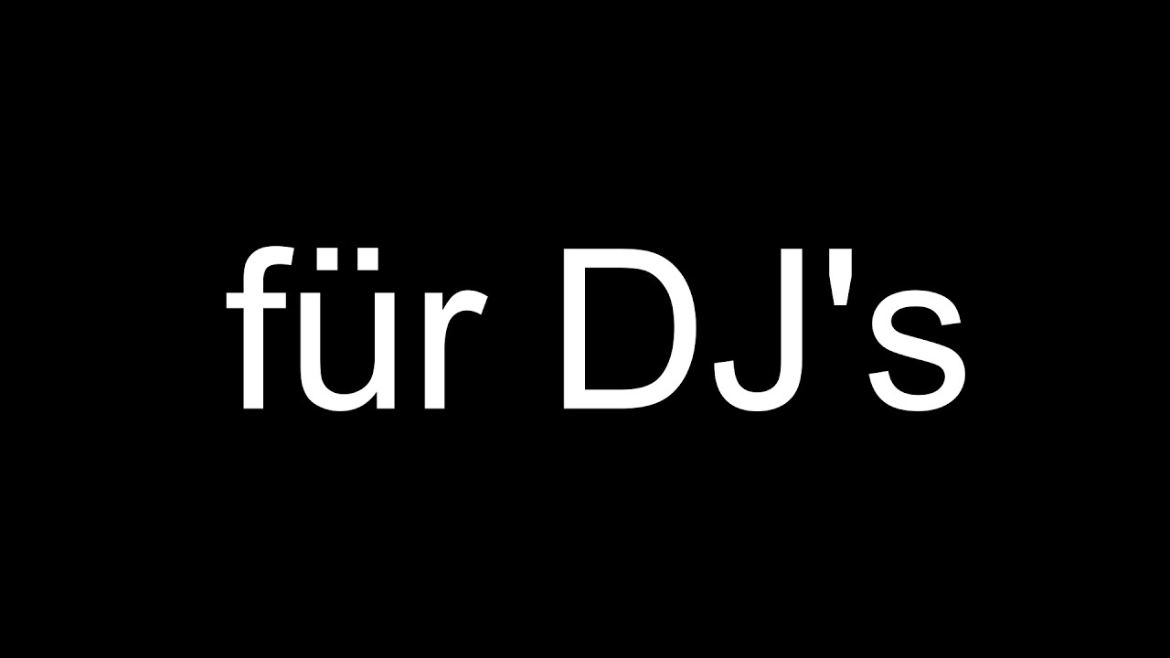 Hier der erste Mix für DJ's