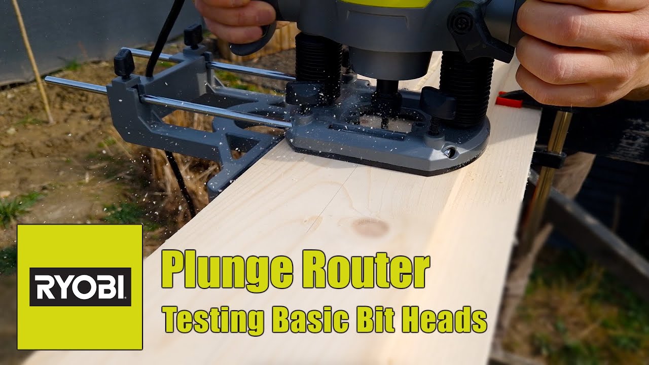 Ryobi 1600W Plunge Router First Use [Unboxing & DIY]
