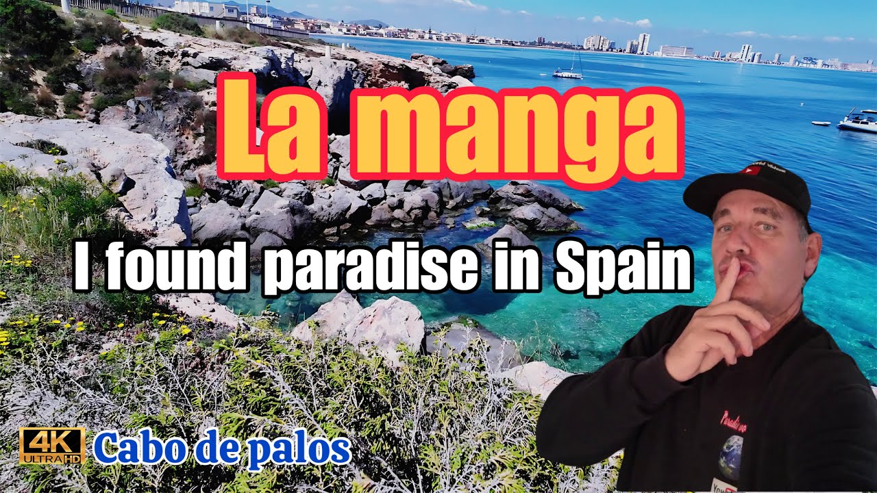 La Manga spain del Mar Menor 🇪🇸cabo de palos walking tour 4k