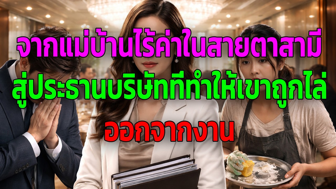จากแม่บ้านไร้ค่าในสายตาสามี สู่ประธานบริษัทที่ทำให้เขาถูกไล่ออกจากงาน