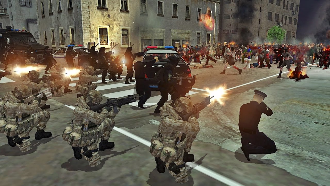 ¡Resistencia a INVASIÓN ZOMBIE! | Navy Seals - SWAT - Policía | Men of War gameplay | Awakate