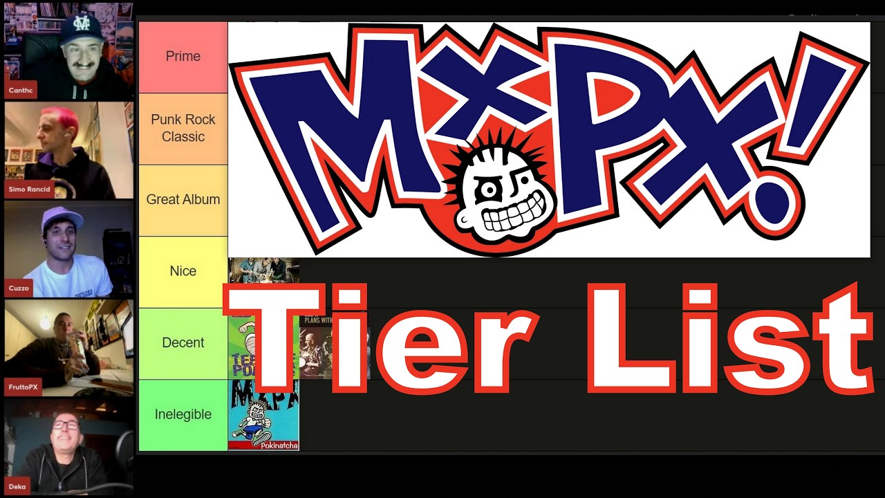 MXPX / Tier List DEFINITIVA!! feat. @punkadeka