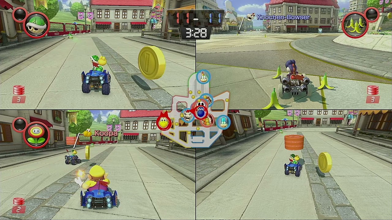 Mario Kart 8 Deluxe Multiplayer - Coin Battle