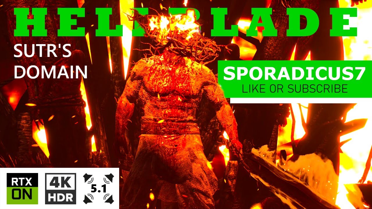 Hellblade | 4K HDR | 5.1 Surround Sound | Hard Difficulty | Sutr's Domain