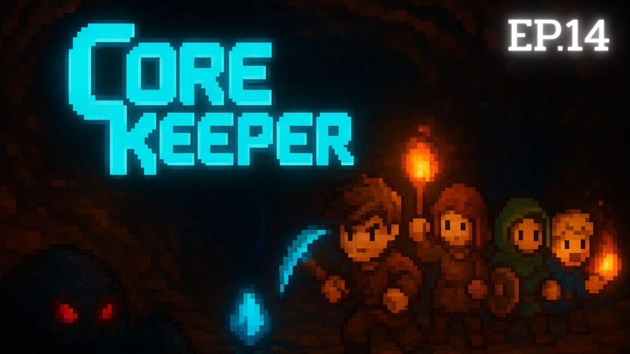 [ Core Keeper ] Ep.14 เสพติดการตกปลา ตกปลาหาแร่สการ์เล็ตกัน!!!