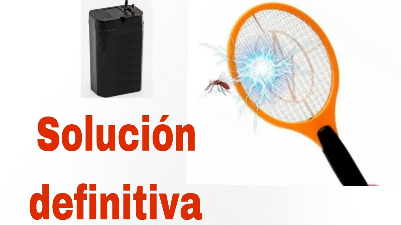 Cómo reparar raqueta mata mosquitos no le dura la carga