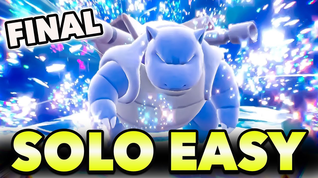 FINAL 7 Star BLASTOISE Raid – Best SOLO Build (Scarlet & Violet)